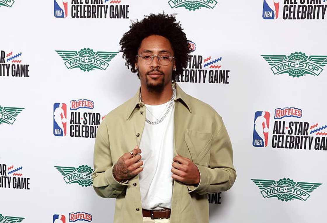 Kordell Beckham attends an NBA event in California Kordell Beckham attends an NBA event in California