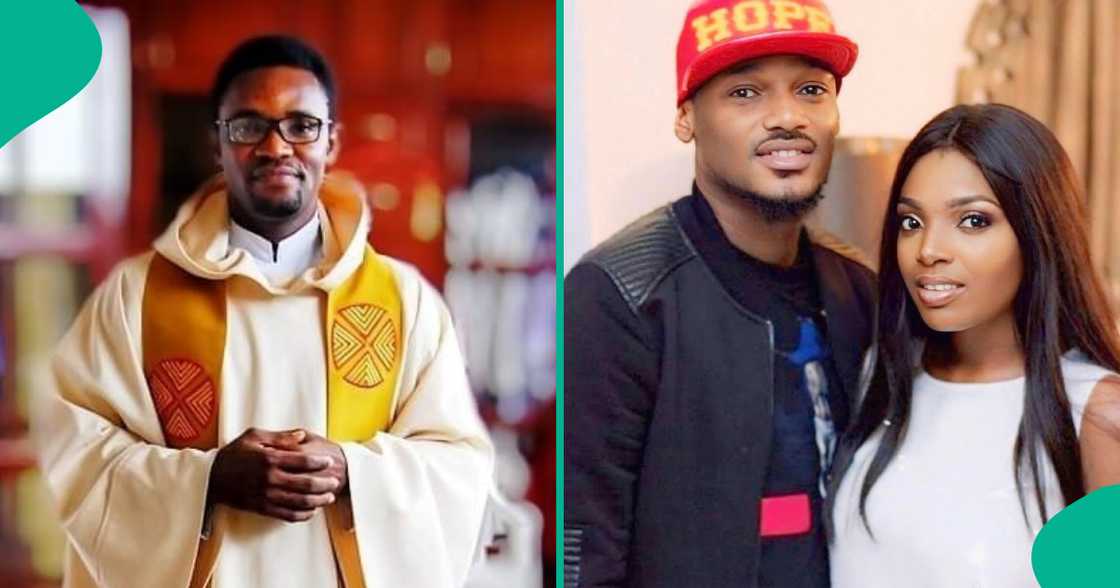 Catholic priest Kelvin Ugwu asks fans to pray instead of taking sides amid 2Baba and wife Annie Idibia's marital crisis, shares why