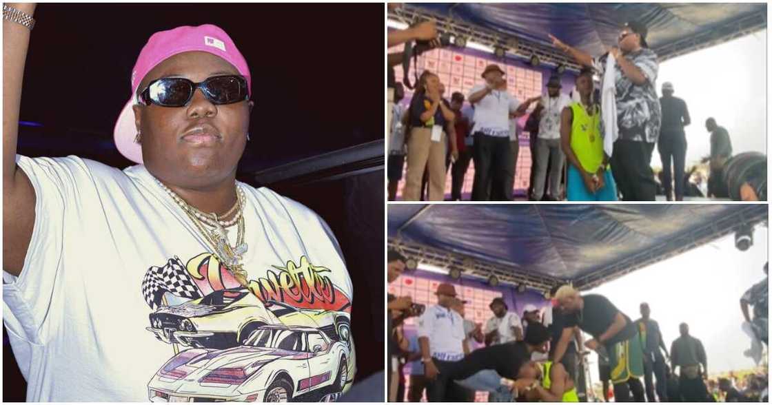 Lagos Marathon: Fan cries after seeing singer Teni, gets free N500k Lagos Marathon: Fan cries after seeing singer Teni, gets free N500k