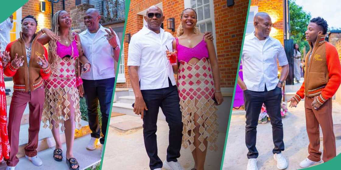 Photos of Wizkid, Tony Elumelu and Oge