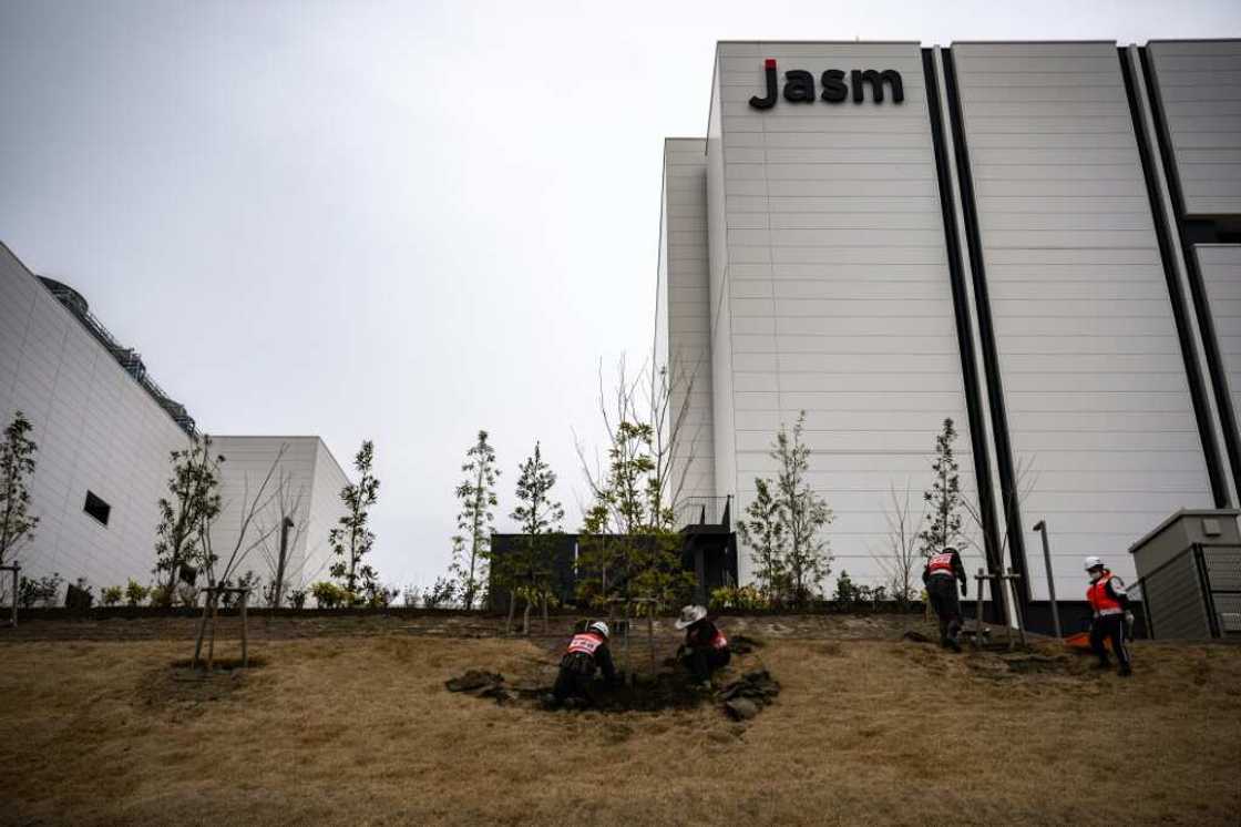 A general view shows the new semiconductor plant by Japan Advanced Semiconductor Manufacturing Company (JASM), a subsidiary of Taiwan's chip giant TSMC (Taiwan Semiconductor Manufacturing Company), in Kikuyo, Japan A general view shows the new semiconductor plant by Japan Advanced Semiconductor Manufacturing Company (JASM), a subsidiary of Taiwan's chip giant TSMC (Taiwan Semiconductor Manufacturing Company), in Kikuyo, Japan