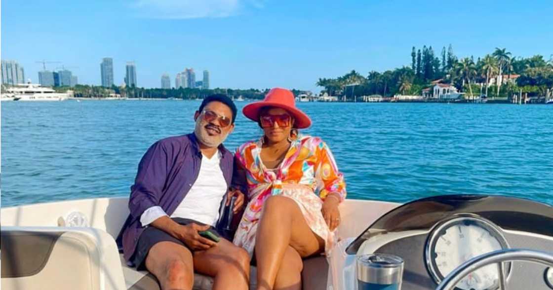 Omotola Jalade Ekeinde's husband shares video, fans drool Omotola Jalade Ekeinde's husband shares video, fans drool