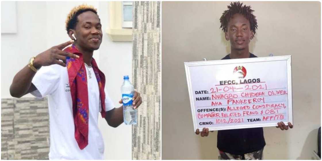 Instagram Comedian Pankeeroy Arrested By EFCC for Alleged Involvement in Internet Fraud Instagram Comedian Pankeeroy Arrested By EFCC for Alleged Involvement in Internet Fraud