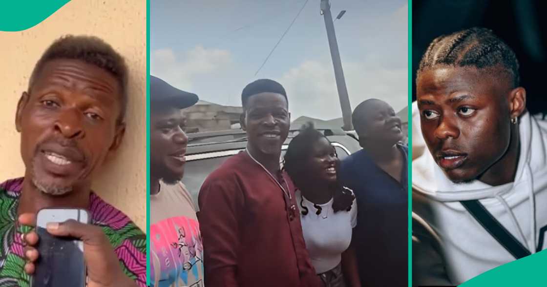 Joseph Aloba, father of late singer Mohbad, joins Nollywood stars Ayo Olaiya and Fisayomi Abebi on set. Joseph Aloba, father of late singer Mohbad, joins Nollywood stars Ayo Olaiya and Fisayomi Abebi on set.