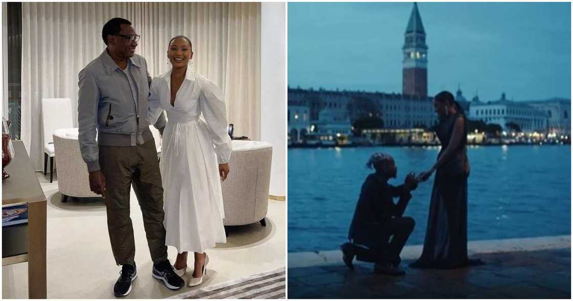 Femi Otedola, Mr Eazi, Temi Otedola, DJ Cuppy, daughter Femi Otedola, Mr Eazi, Temi Otedola, DJ Cuppy, daughter