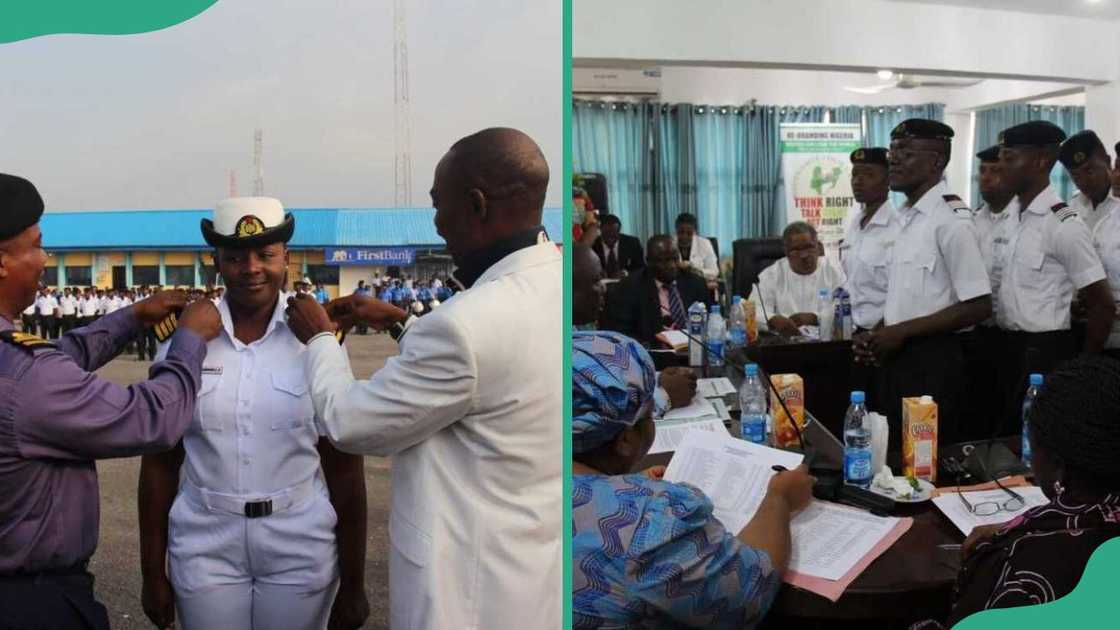 Maritime Academy Oron graduation.