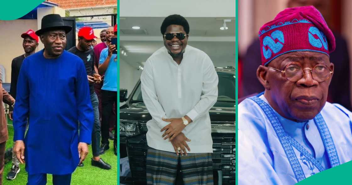 Mr Macaroni calls out Tinubu's Dada Olusegun over GEJ Comment. Mr Macaroni calls out Tinubu's Dada Olusegun over GEJ Comment.