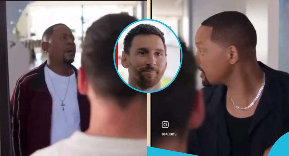 Messi and Will Smith