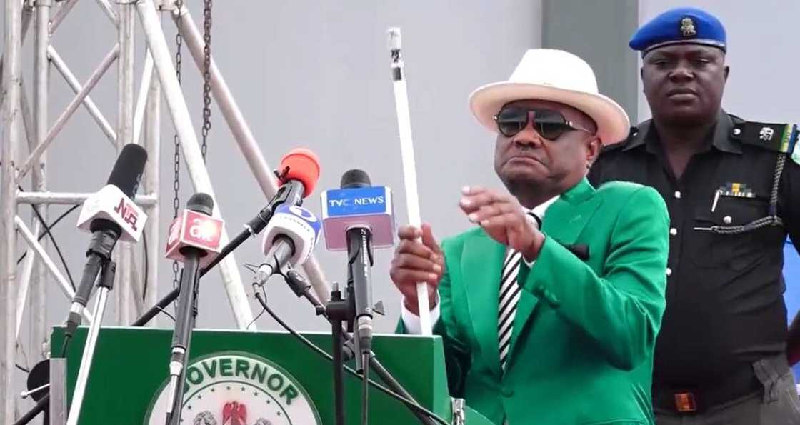 Governor Nysom Wike of Rivers and PDP Governor Nysom Wike of Rivers and PDP