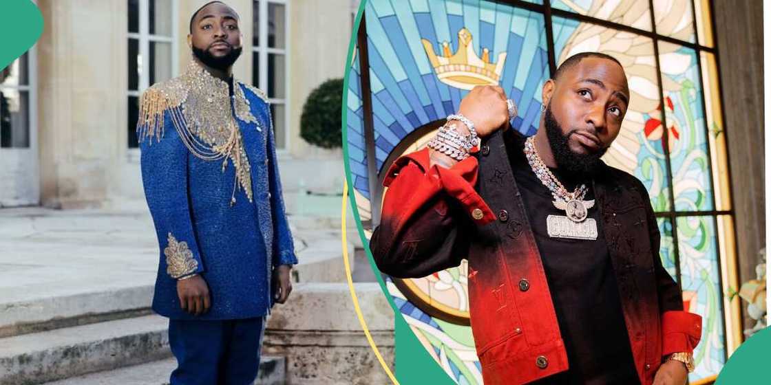 Davido in designer wears