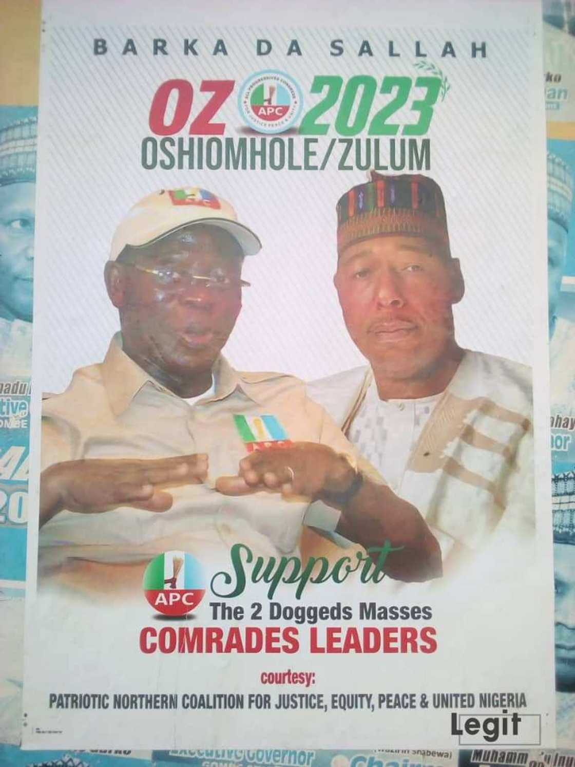 Hotunan Zulum da Oshiomole Na Yakin Neman Shugaban Kasa a 2023 Sun Bazu a Gombe