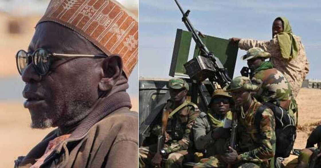 Military man sends warning to curious people Military man sends warning to curious people