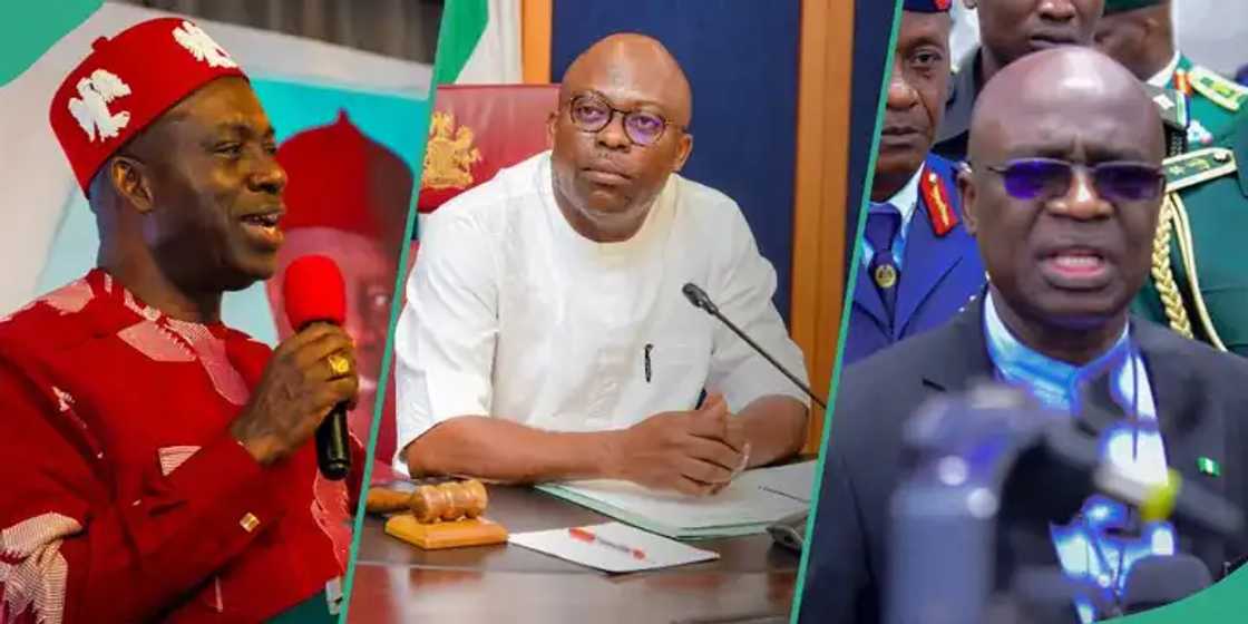 Gwamna Soludo, Siminalayi Fubara da Alia. Gwamna Soludo, Siminalayi Fubara da Alia.