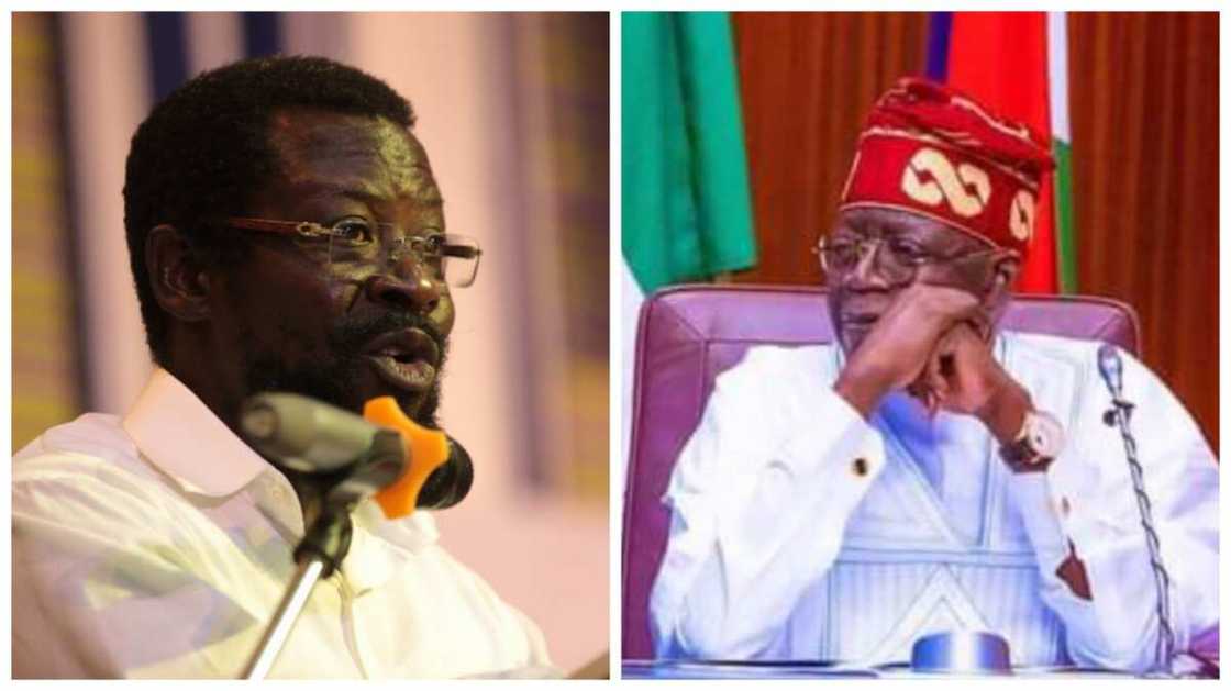 Dele Farotimi da Bola Ahmed Tinubu. Dele Farotimi da Bola Ahmed Tinubu.