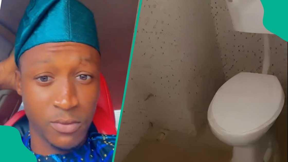 A Nigerian man shared a video showing an apartment going for N800k in Ibadan.