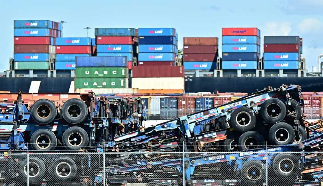 The US trade gap narrowed to $122.7 billion in February, government data showed The US trade gap narrowed to $122.7 billion in February, government data showed