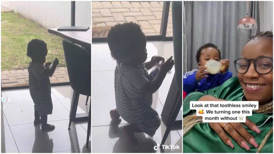 Cute baby and mother/kid stood on his feet. Cute baby and mother/kid stood on his feet.