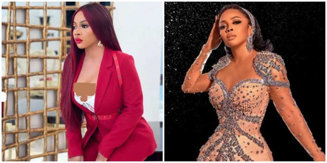 Photos of media personality Toke Makinwa. Photos of media personality Toke Makinwa.