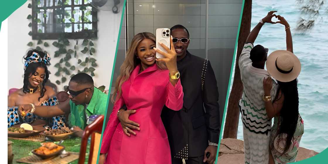 Priscilla Ojo and her Fiancé Juma Jux