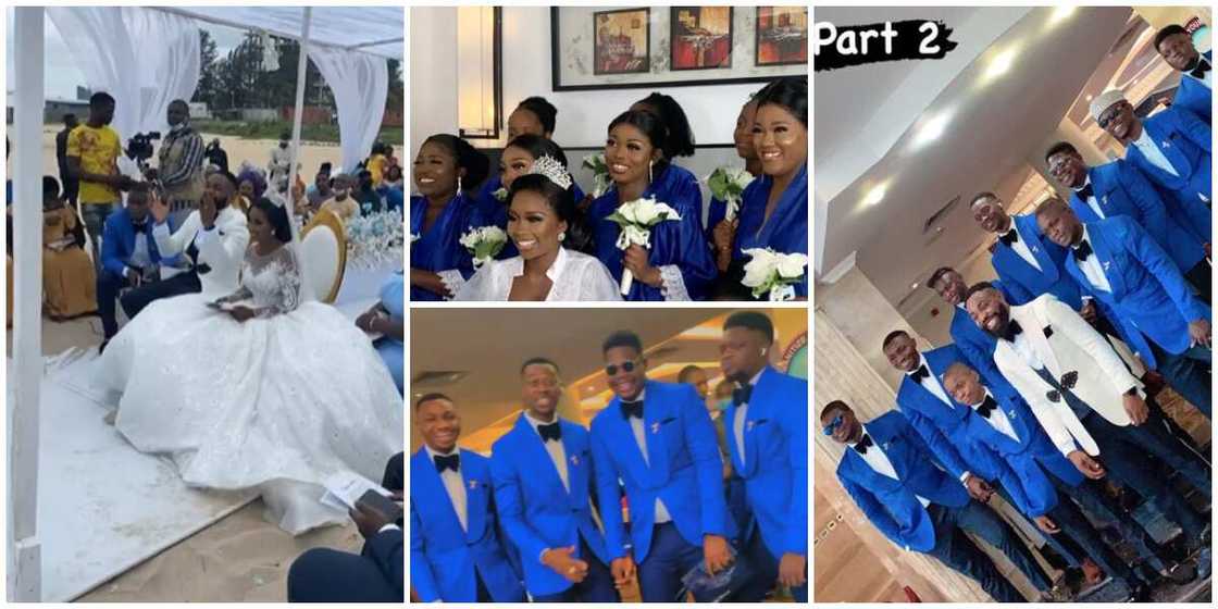 Photos, Videos from Comedian Arole's Beachside White Wedding Ceremony, Celebrity Groomsmen Look Hot