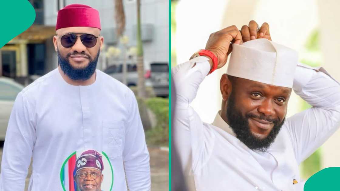 Yul Edochie brags about being Anambra's next governor with Seyi Tinubu as Lagos' next governor. Yul Edochie brags about being Anambra's next governor with Seyi Tinubu as Lagos' next governor.