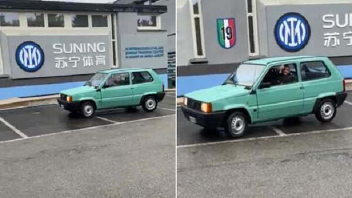 Arturo Vidal Arrives Club's Training Ground In a Small Car After Falling Off Luxurious Ride Arturo Vidal Arrives Club's Training Ground In a Small Car After Falling Off Luxurious Ride