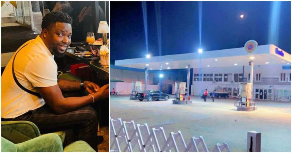 Actor Omo Banke opens filling station in Lagos. Actor Omo Banke opens filling station in Lagos.