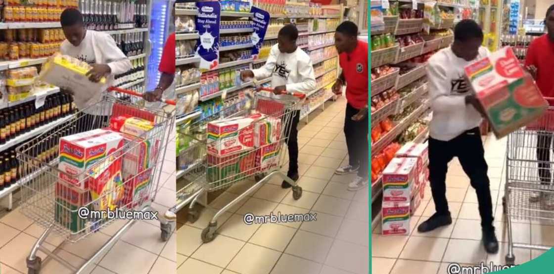 Nigerian man, shopping spree, N1m in 20 seconds Nigerian man, shopping spree, N1m in 20 seconds