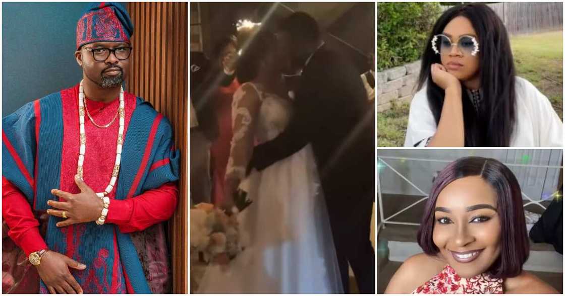 Daniel Ademinokan: Doris Simeon and Stella Damasus' ex-husband gets married for the third time. Daniel Ademinokan: Doris Simeon and Stella Damasus' ex-husband gets married for the third time.