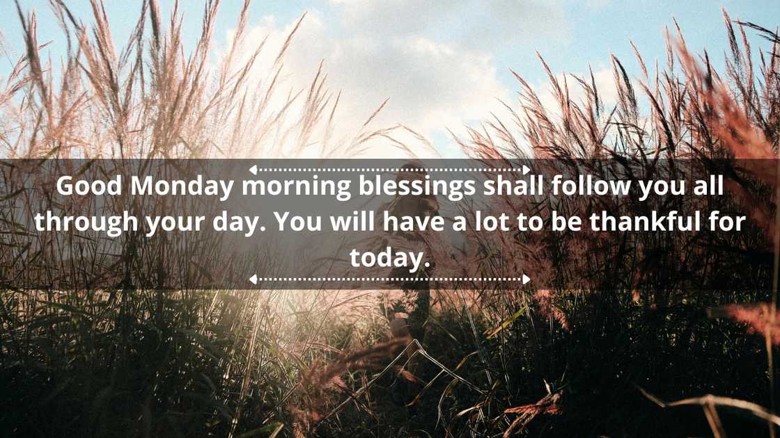 Monday inspirational blessings images