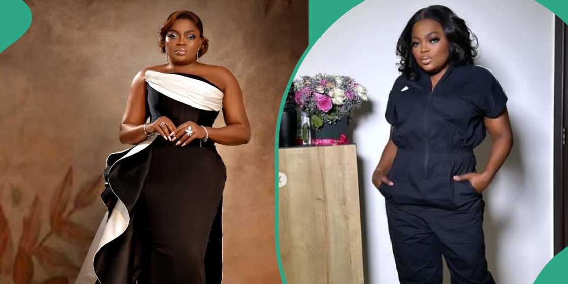 Funke Akindele wears classy outfits