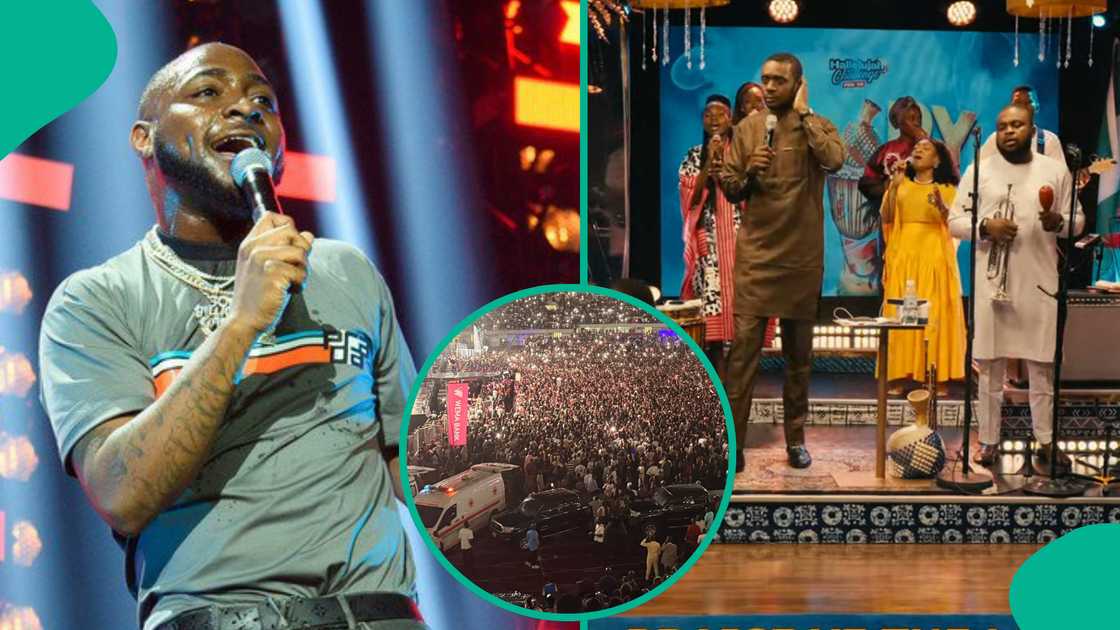 Davido kicks off 5ive music tour in Nigeria. Fans debate over crowd at Davido's concert and Hallelujah Challenge's streamers. Davido kicks off 5ive music tour in Nigeria. Fans debate over crowd at Davido's concert and Hallelujah Challenge's streamers.