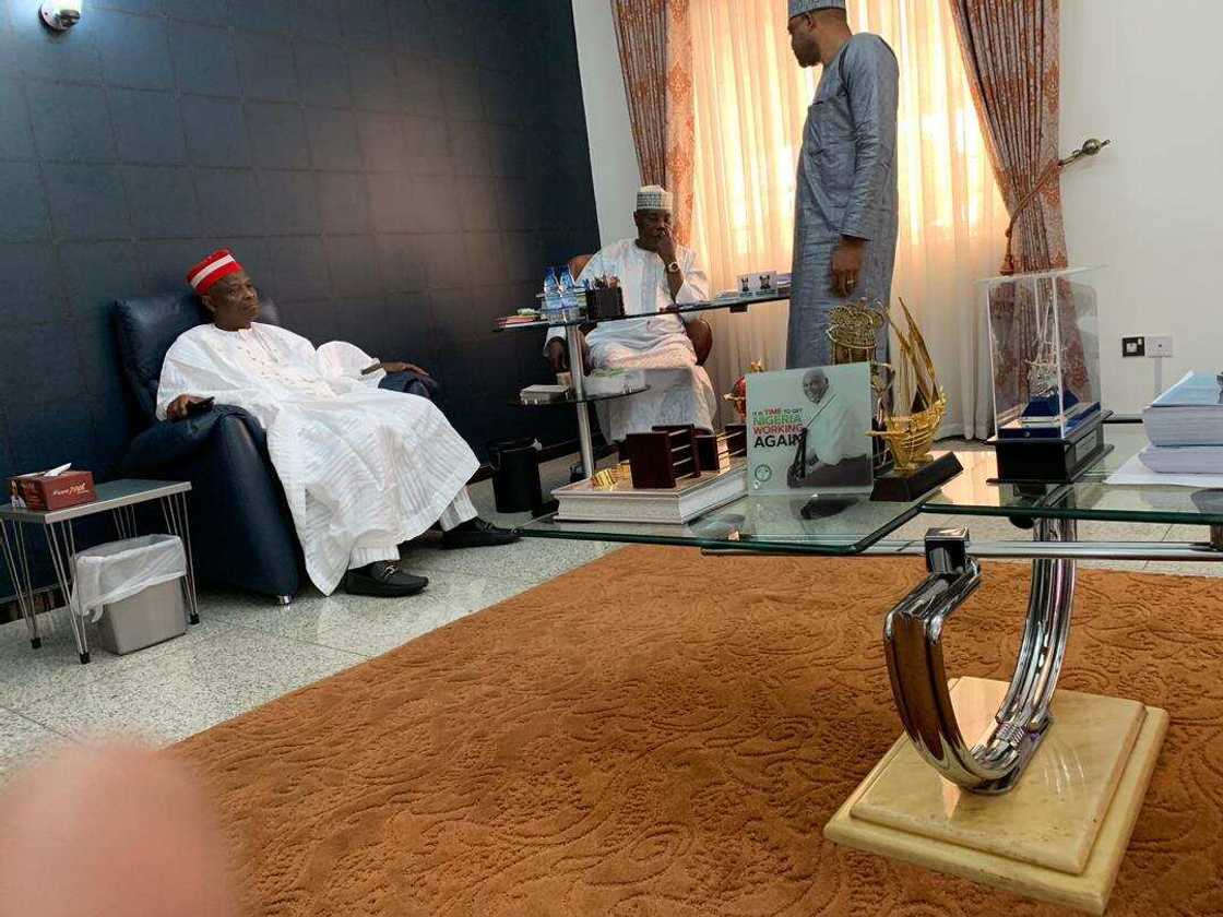 2019: Kwankwaso ya hadu da Atiku Abubakar a Garin Abuja 2019: Kwankwaso ya hadu da Atiku Abubakar a Garin Abuja