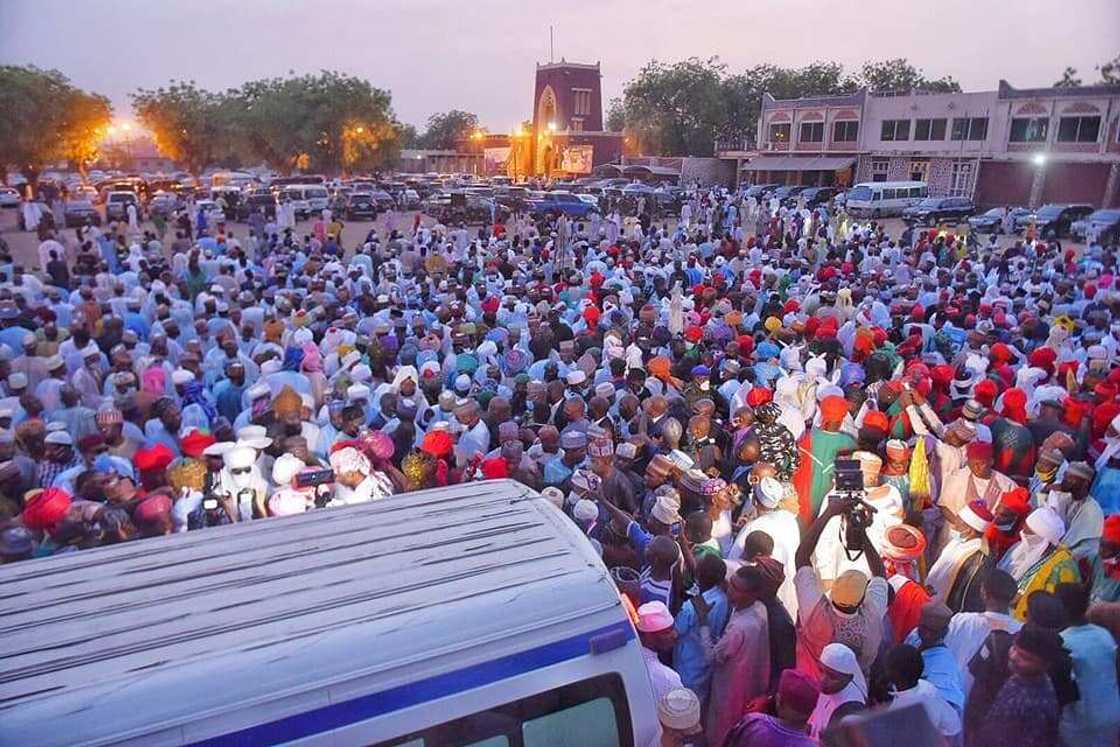 Hotunan jana'izar Mai Babban Daki, mahaifiyar Sarakuna Aminu da Nasiru Bayero