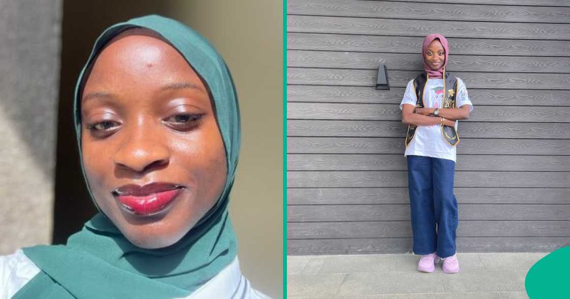 Nigerian lady celebrates graduating from university of Lagos. Nigerian lady celebrates graduating from university of Lagos.