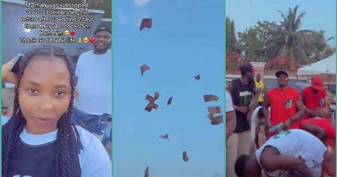 Girl overjoyed as boyfriend returns after two days with kidnappers Girl overjoyed as boyfriend returns after two days with kidnappers