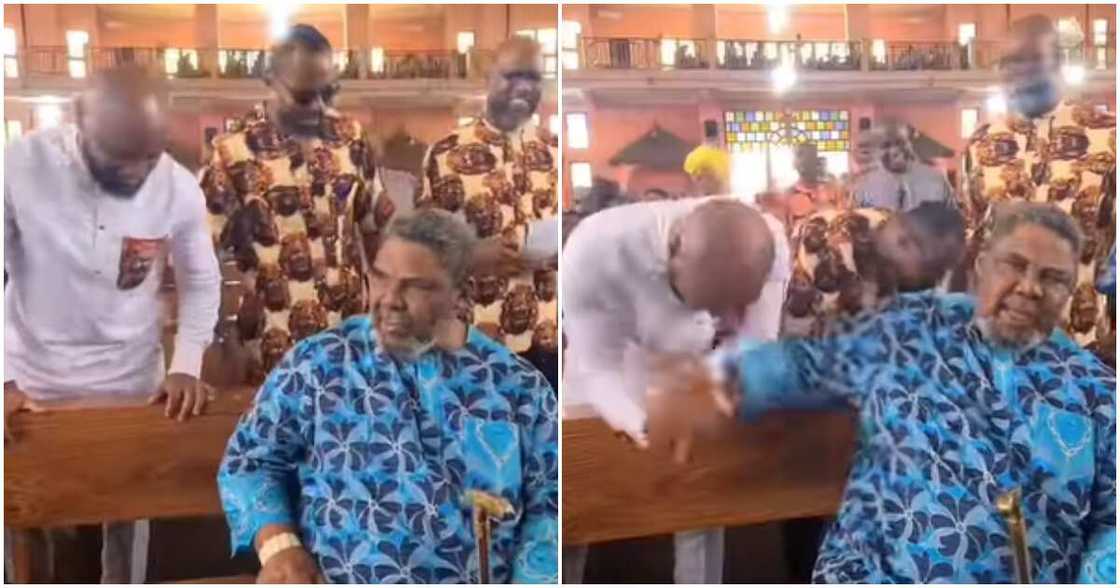 Photos of Nollywood stars Yul Edochie and Pete Edochie Photos of Nollywood stars Yul Edochie and Pete Edochie