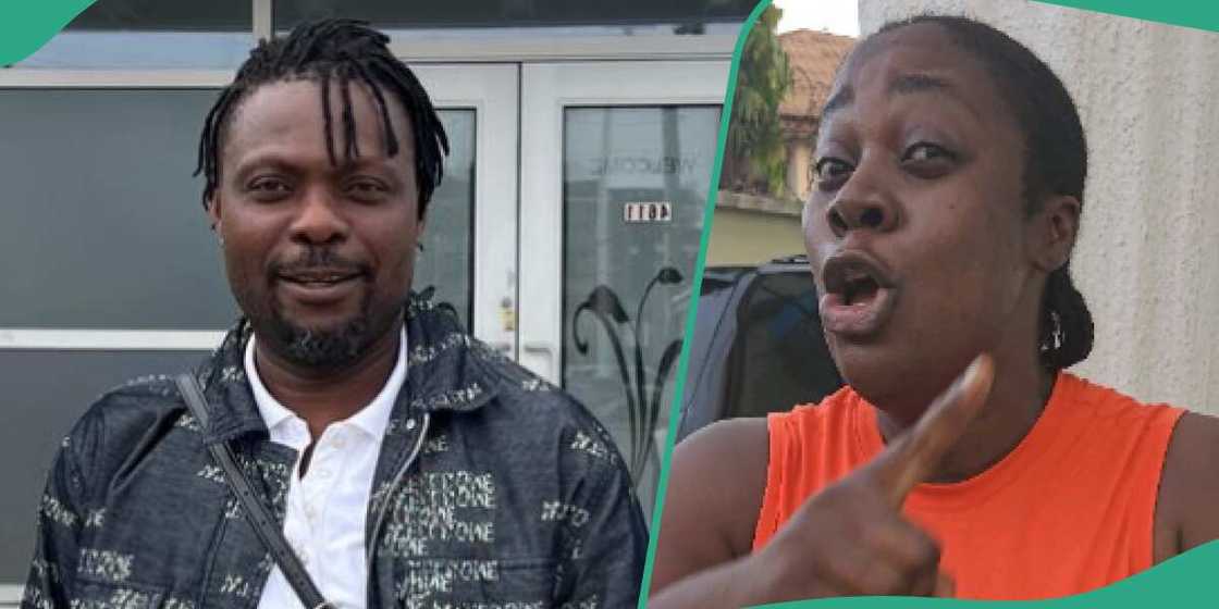 Actress Motilola Akinlami accuses Kunle Afod of blacklisting her in film industry. Actress Motilola Akinlami accuses Kunle Afod of blacklisting her in film industry.