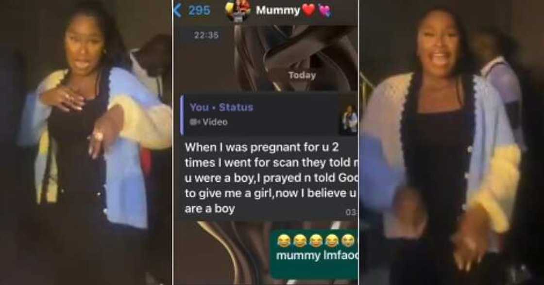 Mum reacts after watching her daughter dance like a man