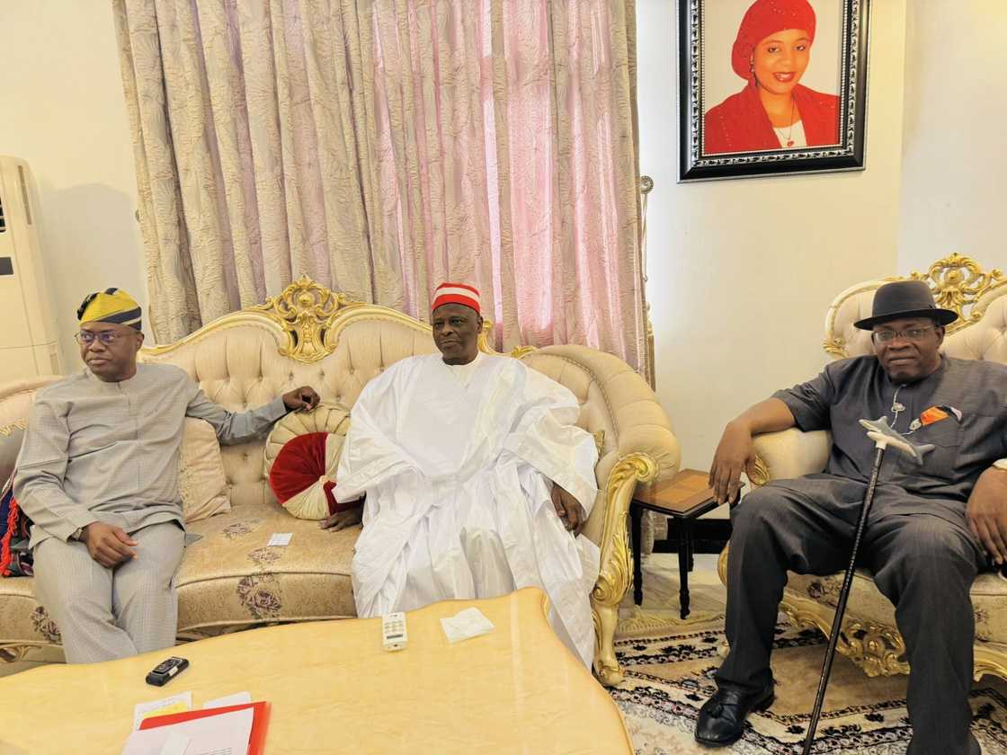 Kwankwaso da wasu 'yan adawa a Kano