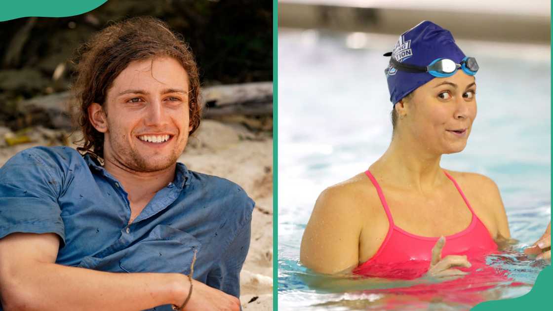 Jack Nichting on the fourth episode of SURVIVOR: Island of Idols airing Wednesday on the CBS Television Network (L), Olympic swimmer Elizabeth Beisel at the Charlestown Boys & Girls Club in Charlestown, Massachusetts (R) Jack Nichting on the fourth episode of SURVIVOR: Island of Idols airing Wednesday on the CBS Television Network (L), Olympic swimmer Elizabeth Beisel at the Charlestown Boys & Girls Club in Charlestown, Massachusetts (R)