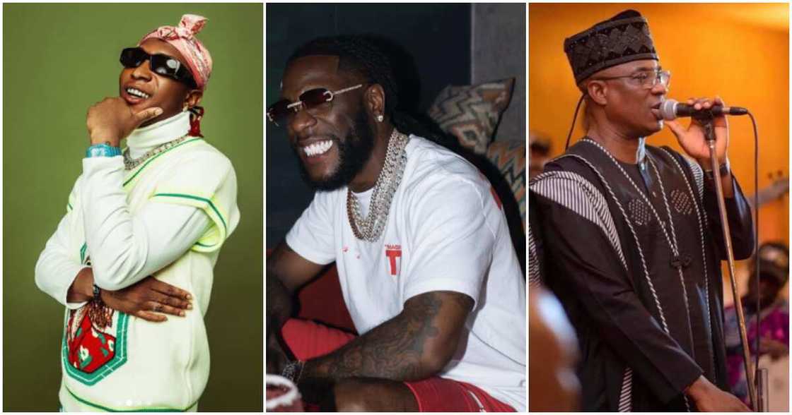 Photos of Bella Shmurda, Burna Boy and Kwam 1