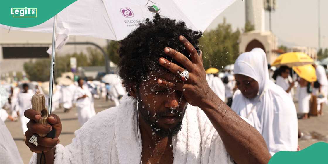 Pilgrims in Saudi. Pilgrims in Saudi.