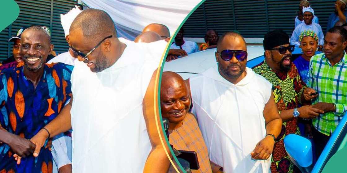 Desmond Elliot puts smiles on faces of 700 widows, awards scholarships to indigent students Desmond Elliot puts smiles on faces of 700 widows, awards scholarships to indigent students