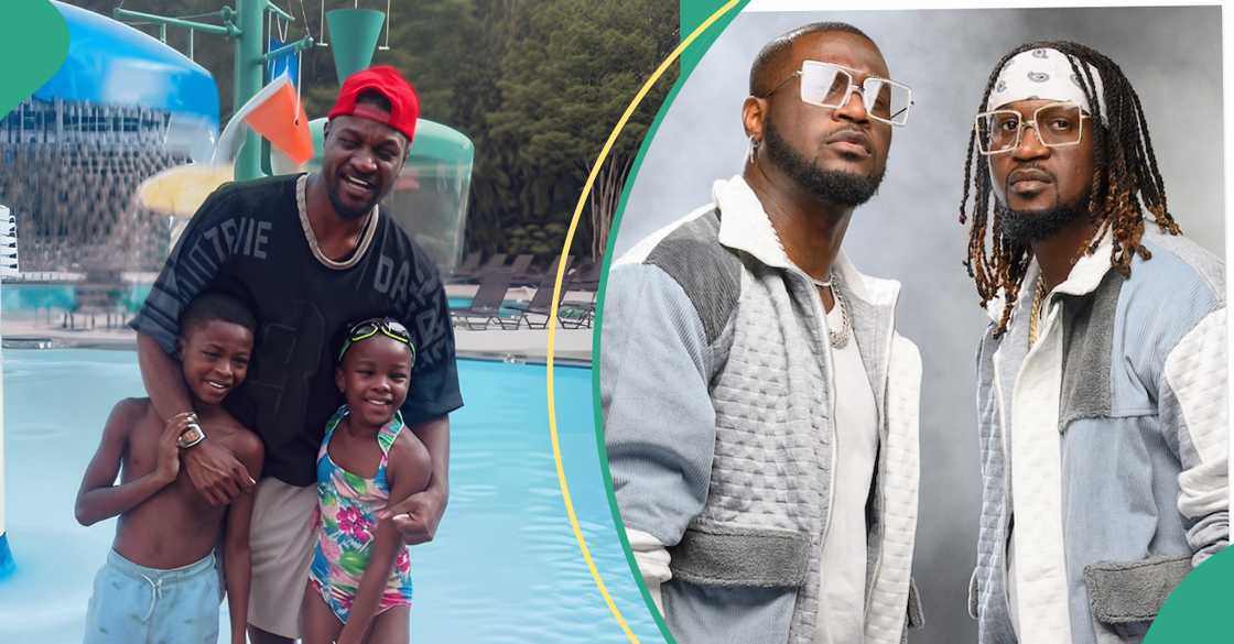 Peter Okoye surprises Paul’s twins on their 8th birthday Peter Okoye surprises Paul’s twins on their 8th birthday