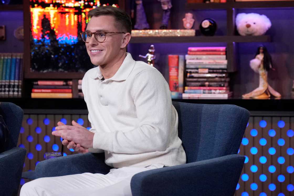 DJ Dinch on Watch What Happens Live With Andy Cohen show DJ Dinch on Watch What Happens Live With Andy Cohen show