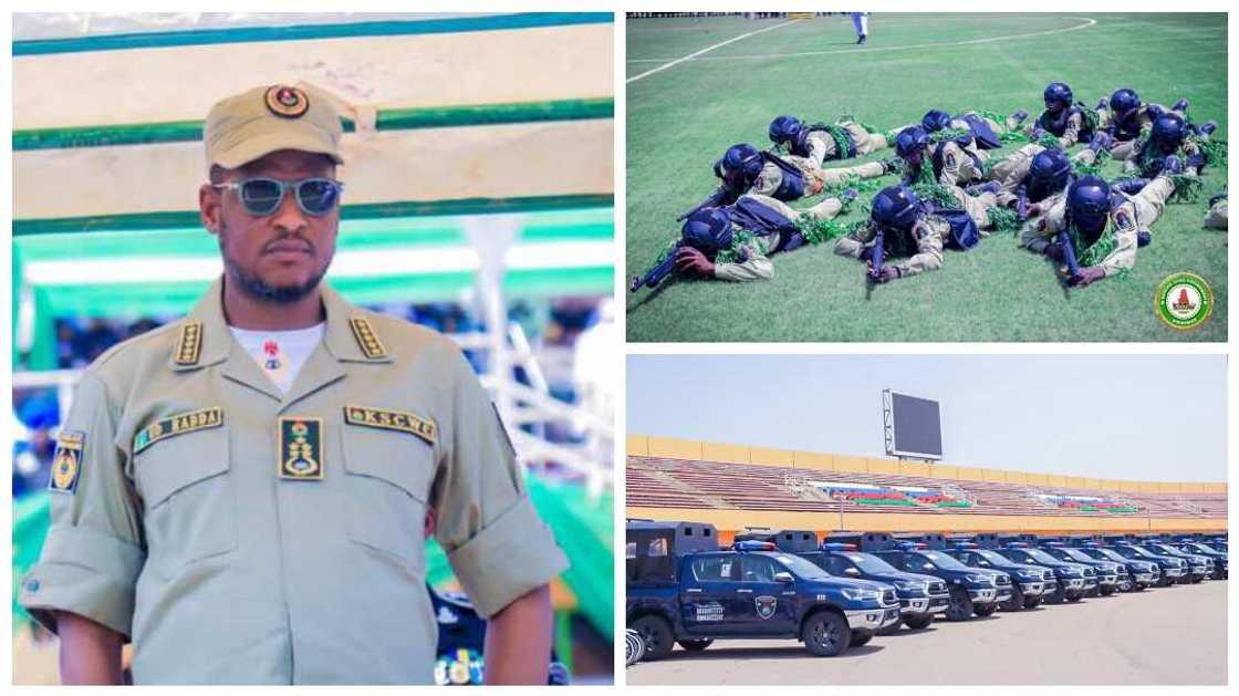 Gwamnan Katsina ya kaddamar da sabuwar rundunar tsaro. Gwamnan Katsina ya kaddamar da sabuwar rundunar tsaro.