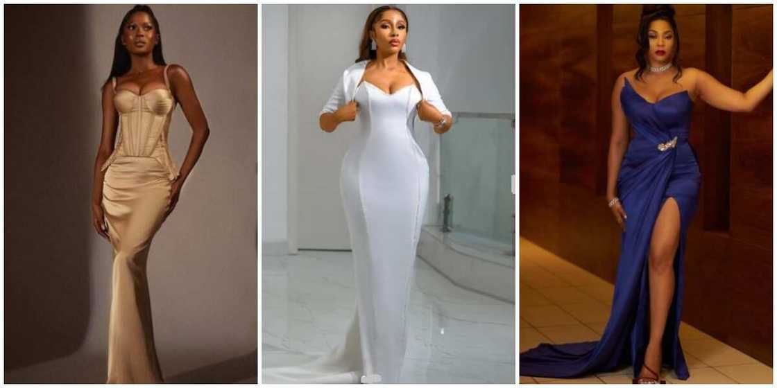 Photos of Nigerian celebrities.