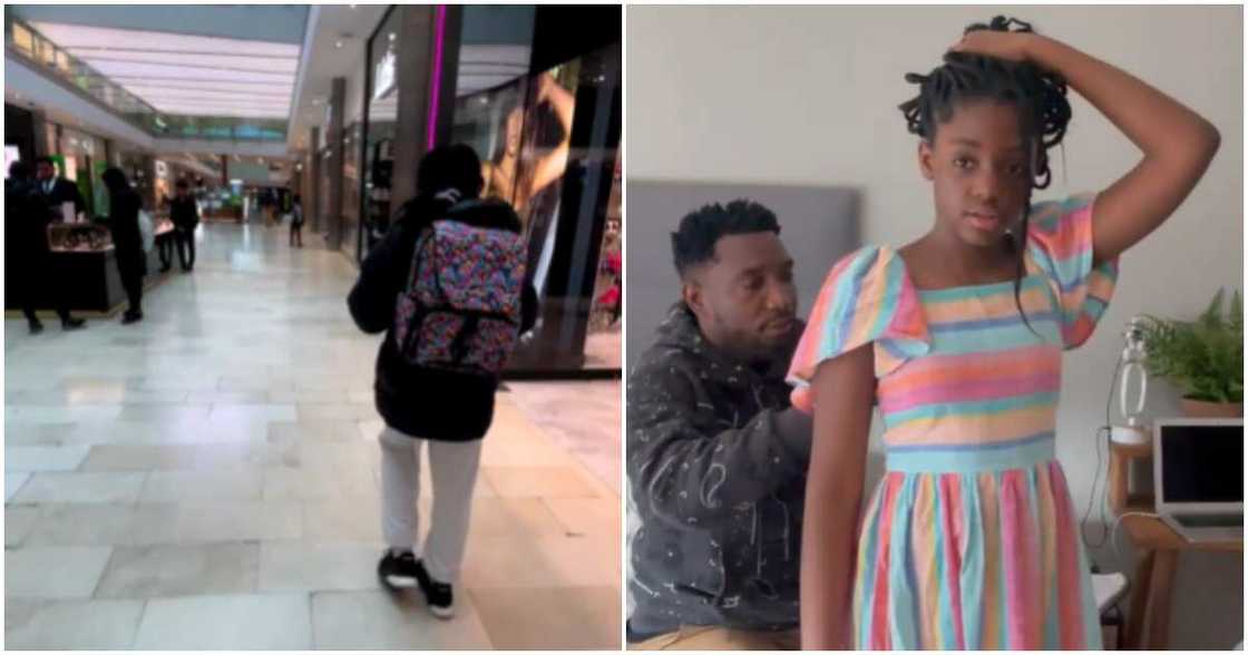 Singer Timin Dakolo and his daughter Singer Timin Dakolo and his daughter