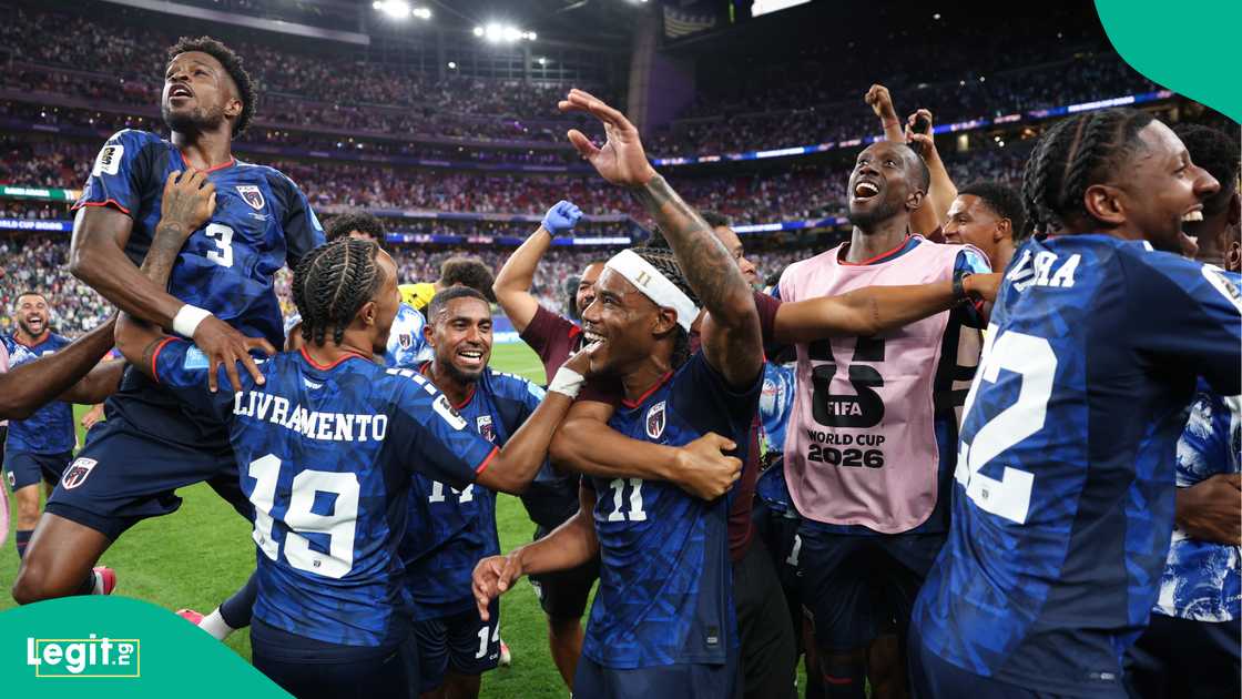 Cape Verde celebrate after the result between Spain and Uruguay is confirmed. Photo by Michael Regan Cape Verde celebrate after the result between Spain and Uruguay is confirmed. Photo by Michael Regan